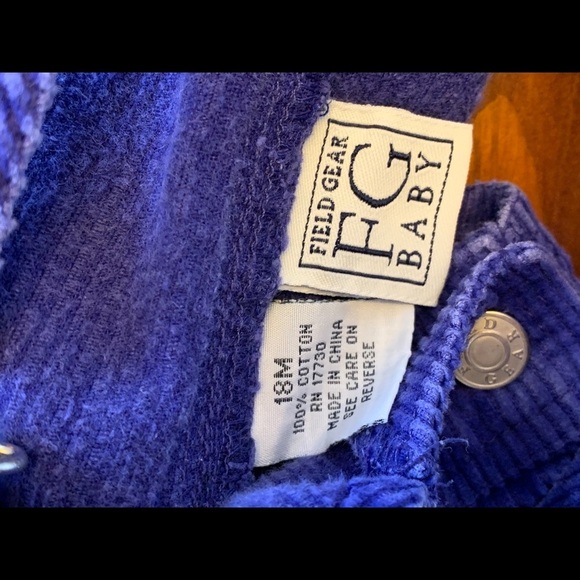 Field Gear Baby - 18 month, corduroy overalls - Picture 6 of 6